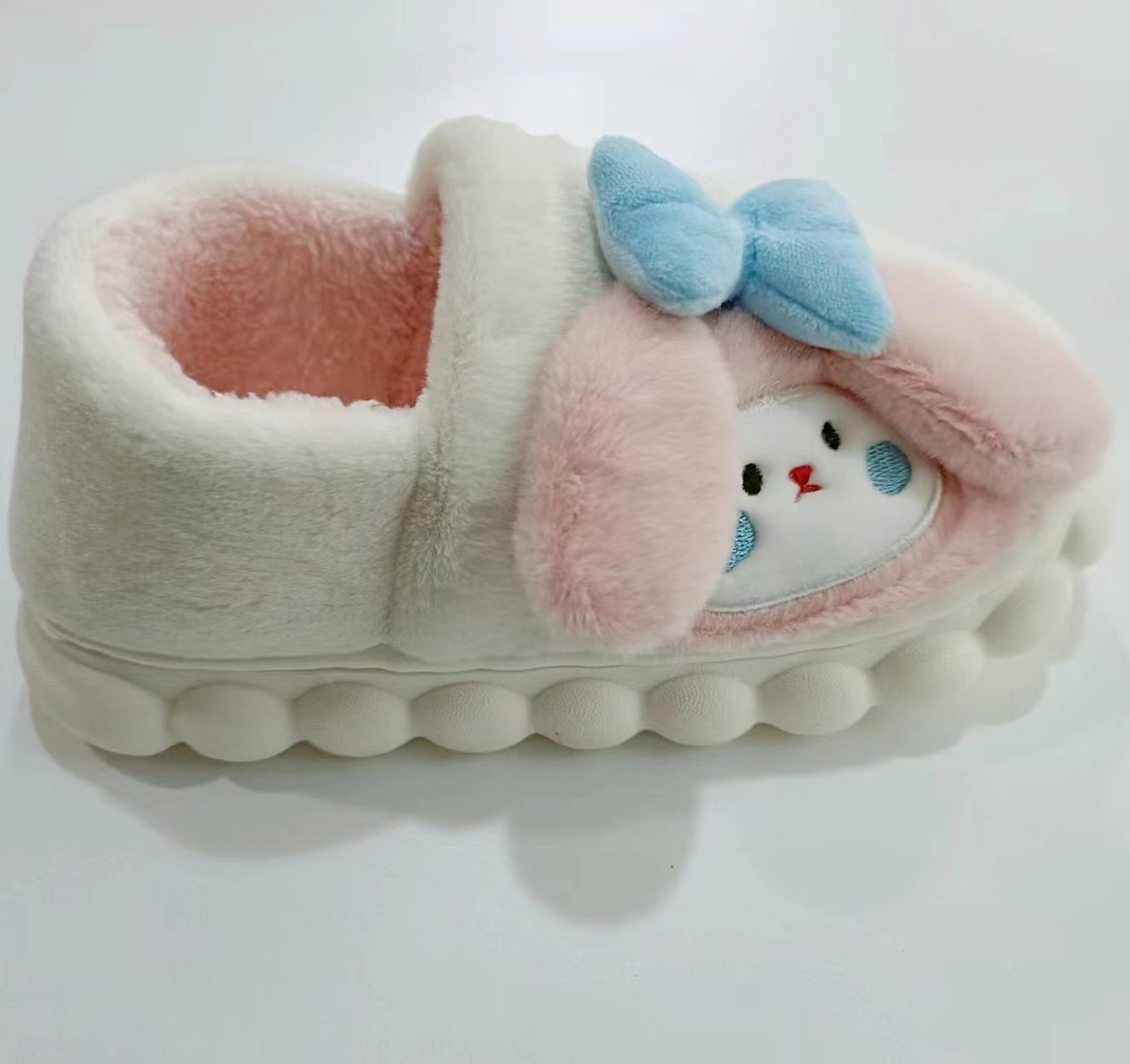 Winter Cotton Shoes Cute Three-dimensional Cartoon Women's Cotton Slippers High Thick Soles Lady Slipper