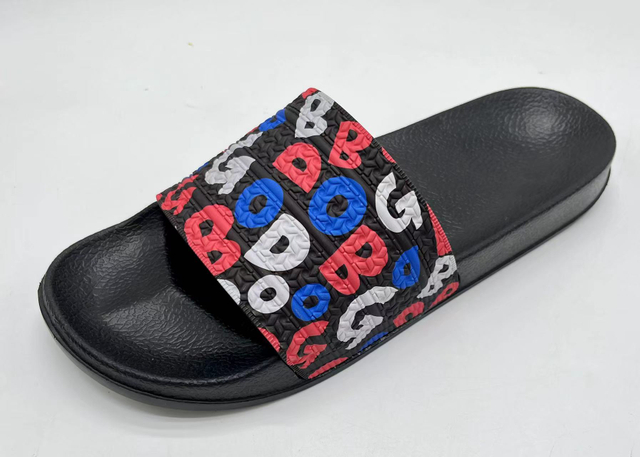 Prevention Printing Slippers Sandals Causal PU Sandals Comfy Slippers for Men 