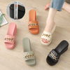Customized Summer Fashion Thick Heel Footwear Women Cross Women Sandals 