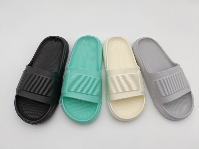 Customized Light Weight Anti-slip Women Sandals Pure Color Indoor EVA Slippers