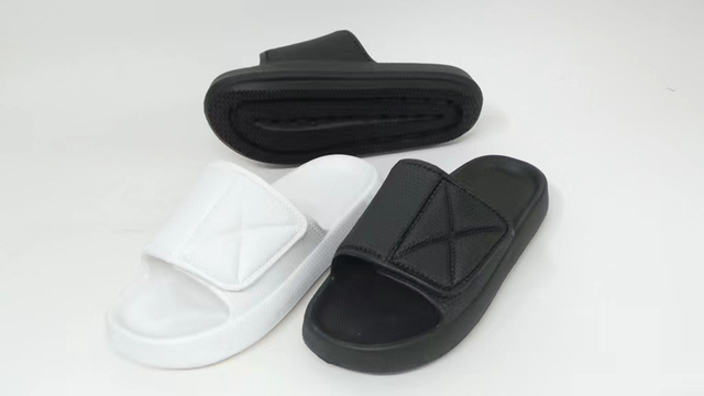Fashion Sliders Summer Thick Soles Slippers with Velcro