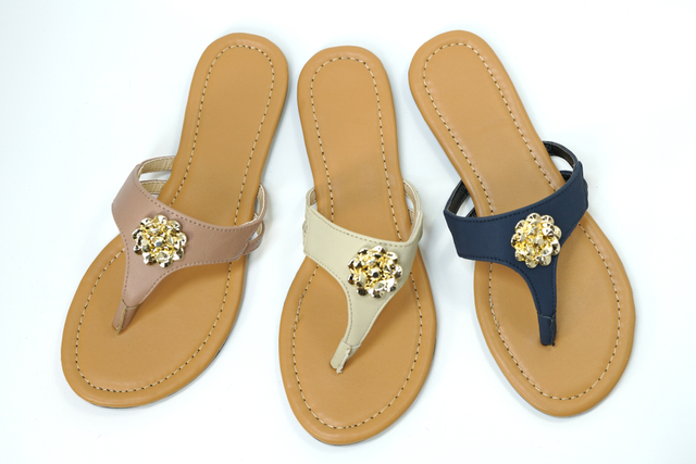  Fashion Design Delicate Decoration Lady′s Sandals(TNWJP00936)