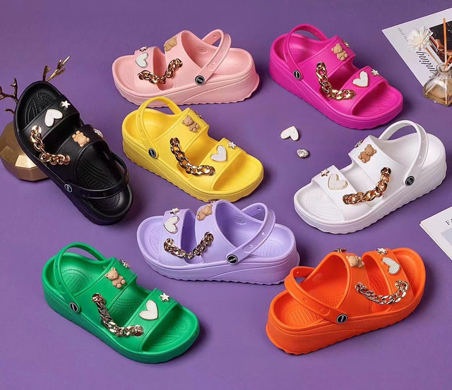 Summer Light Weight Beach Women Sandals Shoes Ladies Casual EVA Sandals 