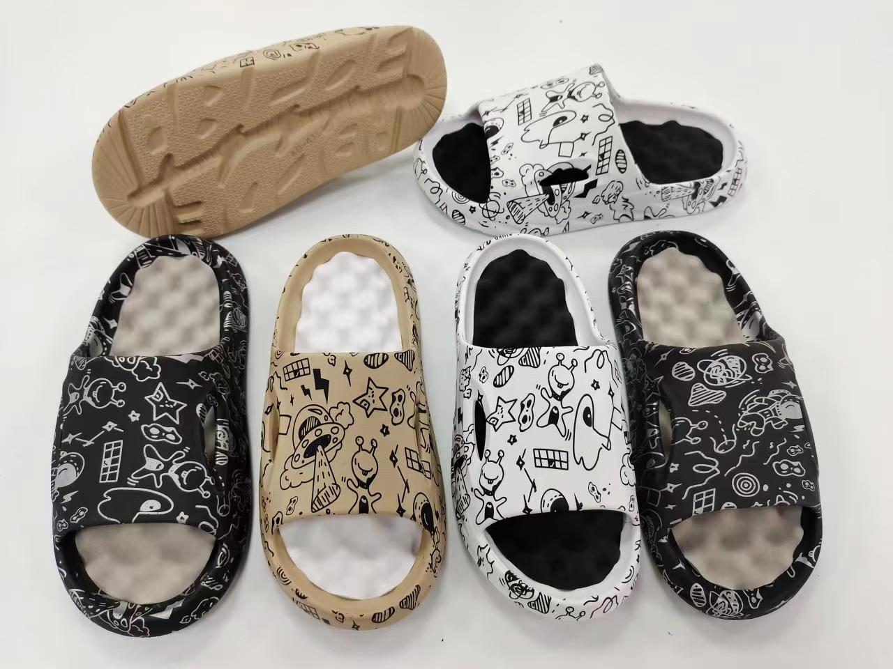 Custom Summer Indoor Anti-slip EVA Slippers Bathroom Waterproof Breathable Men Slipper