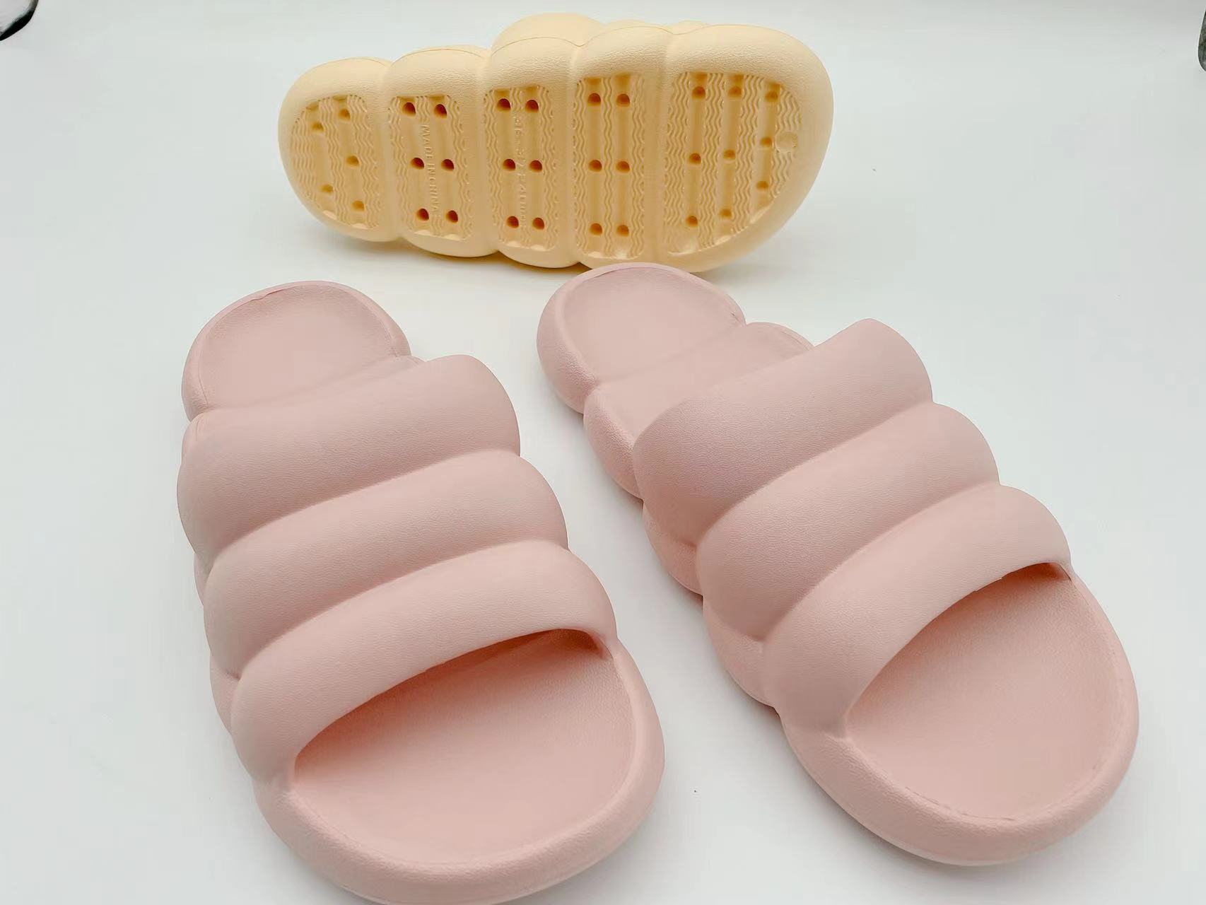 Summer Macaron Color Scheme Women Slipper Shoes Waterproof EVA Home Slipper