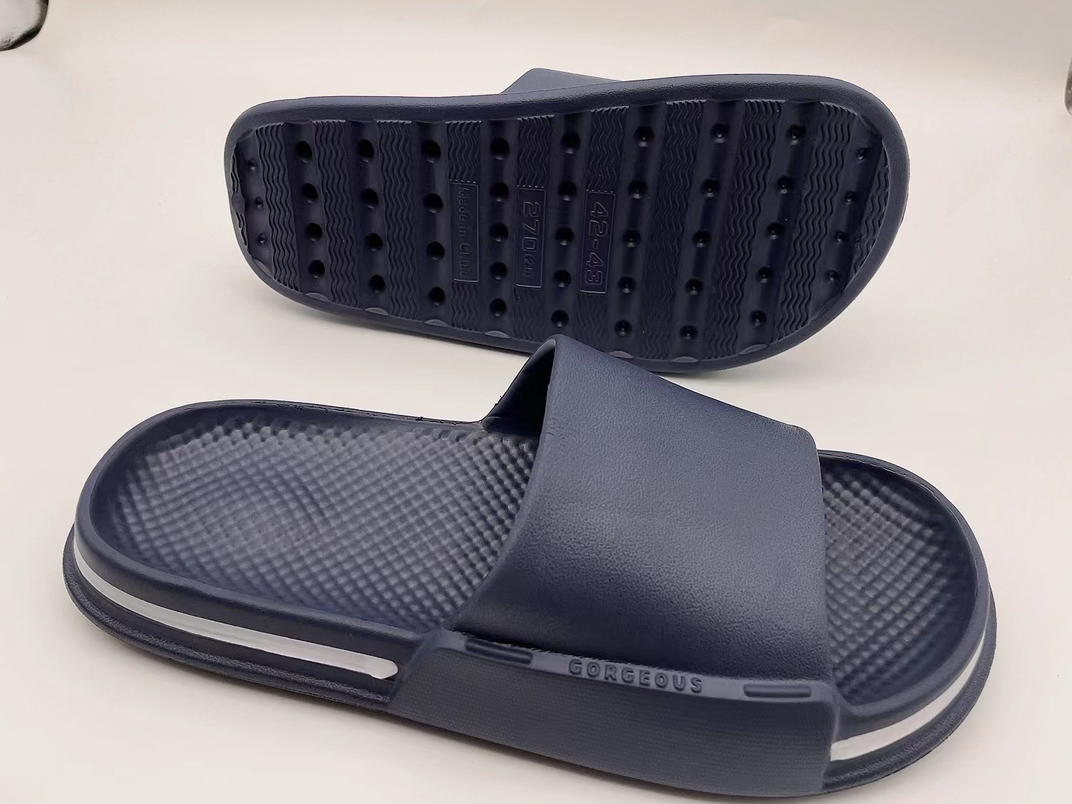 OEM Fashion Men Home EVA Soft Indoor Bath Soft Sole Slippers