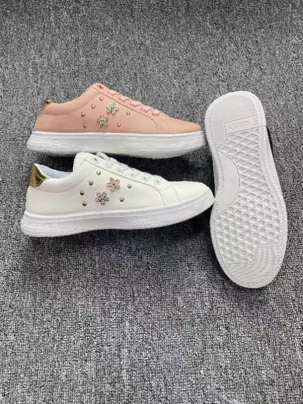 Custom Fashion Trend Sneakers Flat Footwear Resistant Sport Lady Casual Shoes