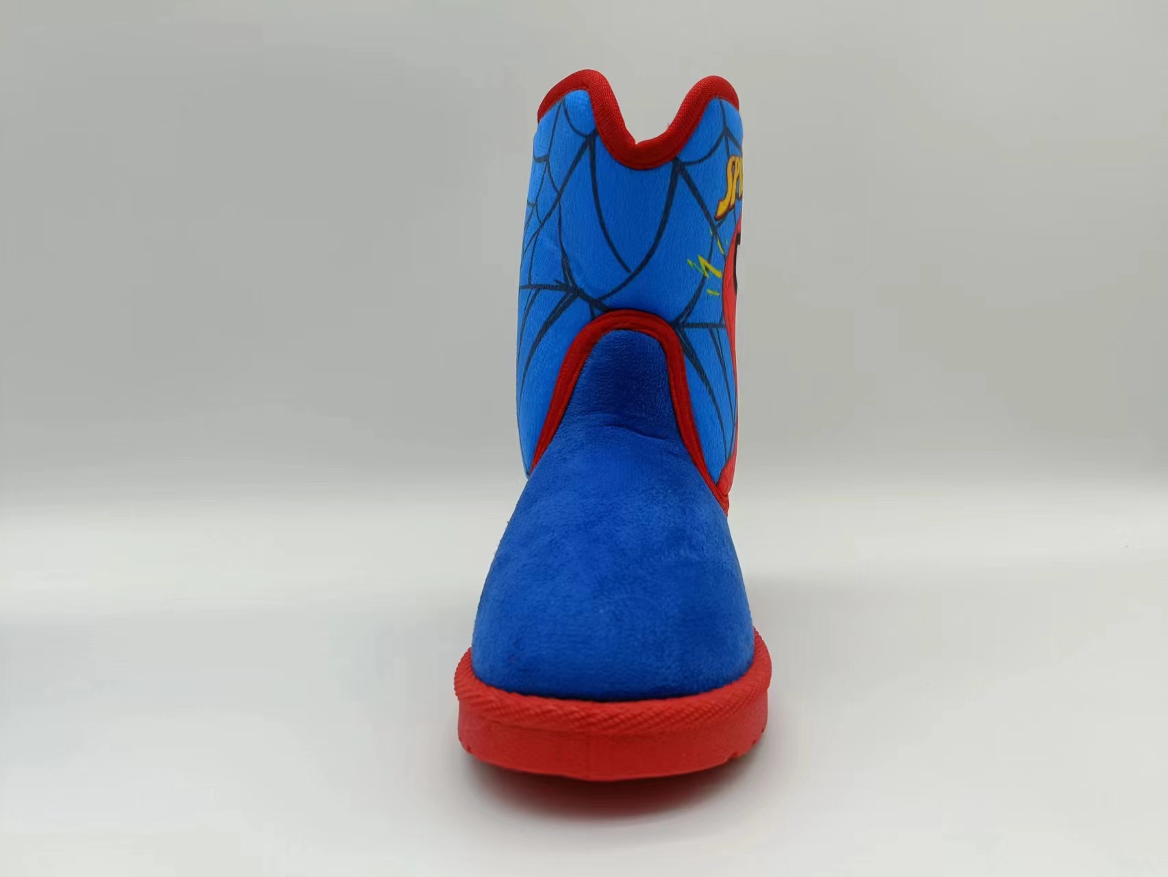 Winter Thickened Children's Cotton Shoes Cartoon Spider Man warm Snow Boots