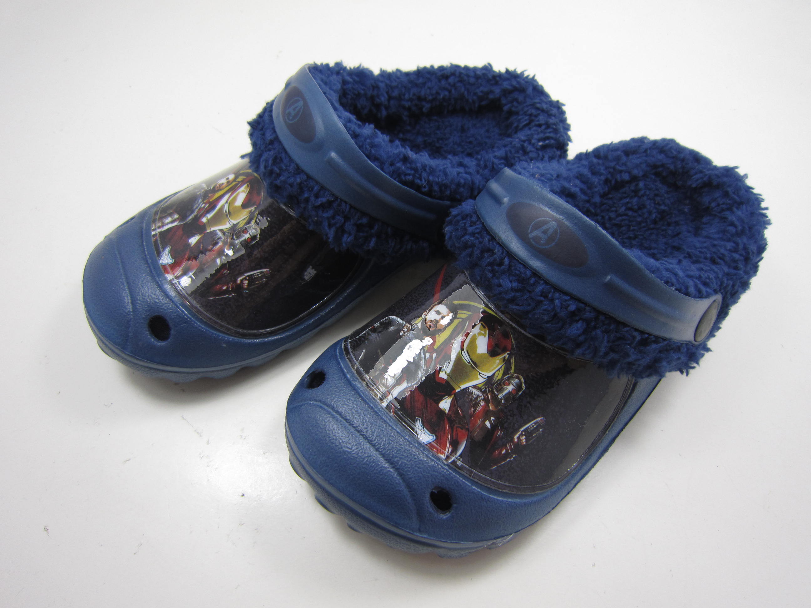 Plus Cotton Slippers Kids Winter Thick Bottom Hole Slippers Women Plus Cartoon Shoes Home Slipper
