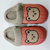 Winter Warm Women's Casual Bear Pattern Cotton Waterproof Indoor Slippers