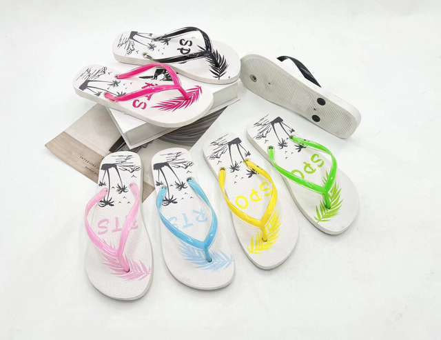 Lady Slippers Beach Flip Flop Digital Print High Quality Slippers Sandals Women Flip Flop