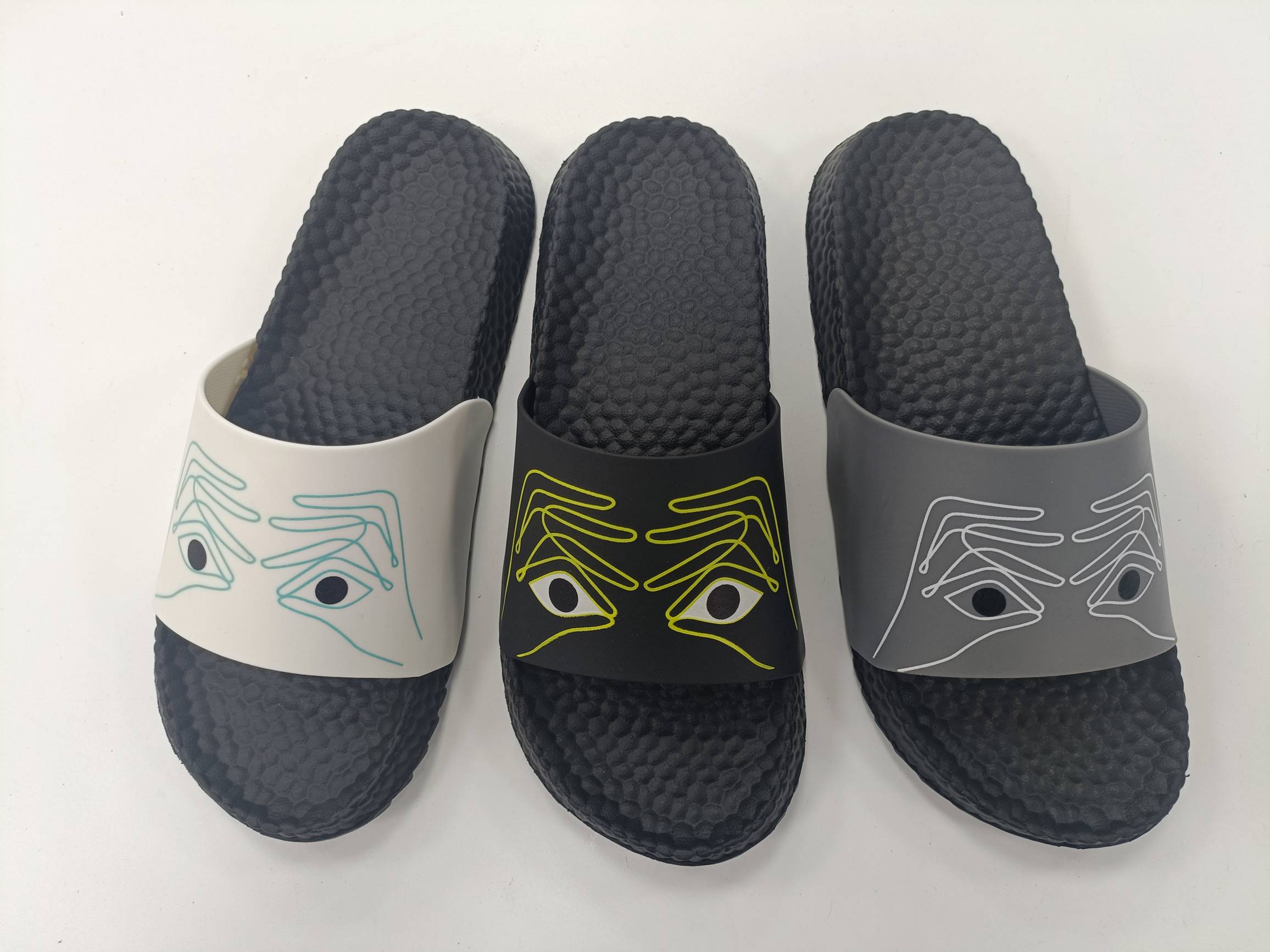 Customize Slides Beach Sandals Anti-Slip Flip-Flops Men Indoor Slippers 