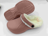 Customized Design EVA Winter Warm Clog with Fur Lining Garden Clogs