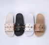  OEM Ladies Fashion Casual PVC Flat Slippers for Women