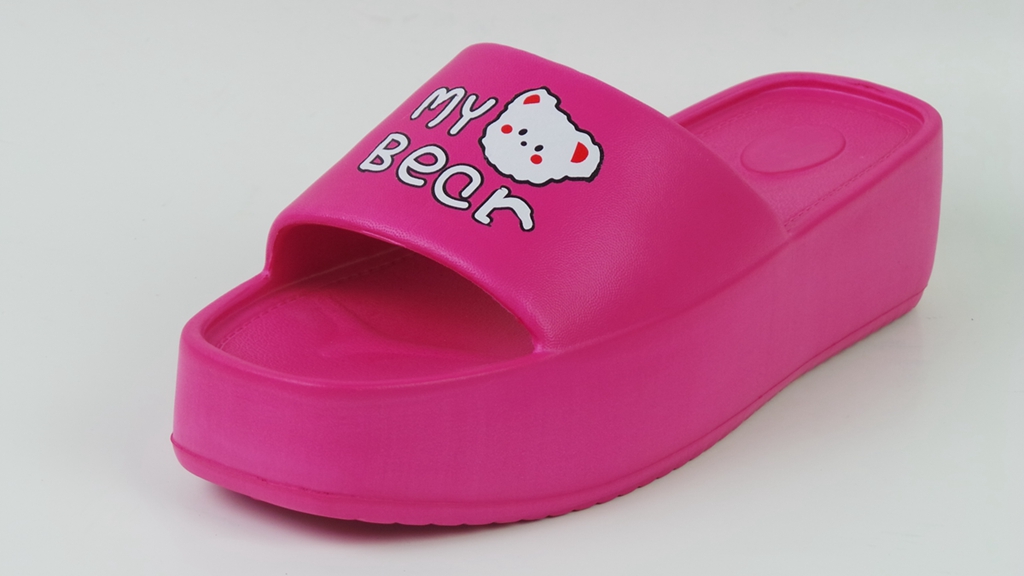 Summer Anti-slip Women House Slides Pure Color Soft Thick Sole EVA Casual Slippers