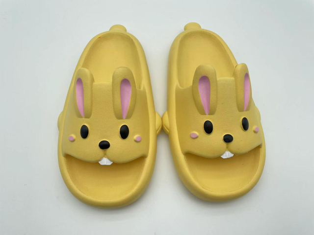 Summer Indoor Kids Slippers Anti-skid Cute Rabbit Casual Home Slippers