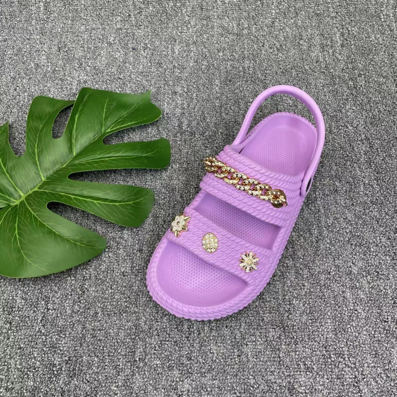 Customized Eva Women's Sandals Slides Slippers for Women Open Toe Summer Slippers