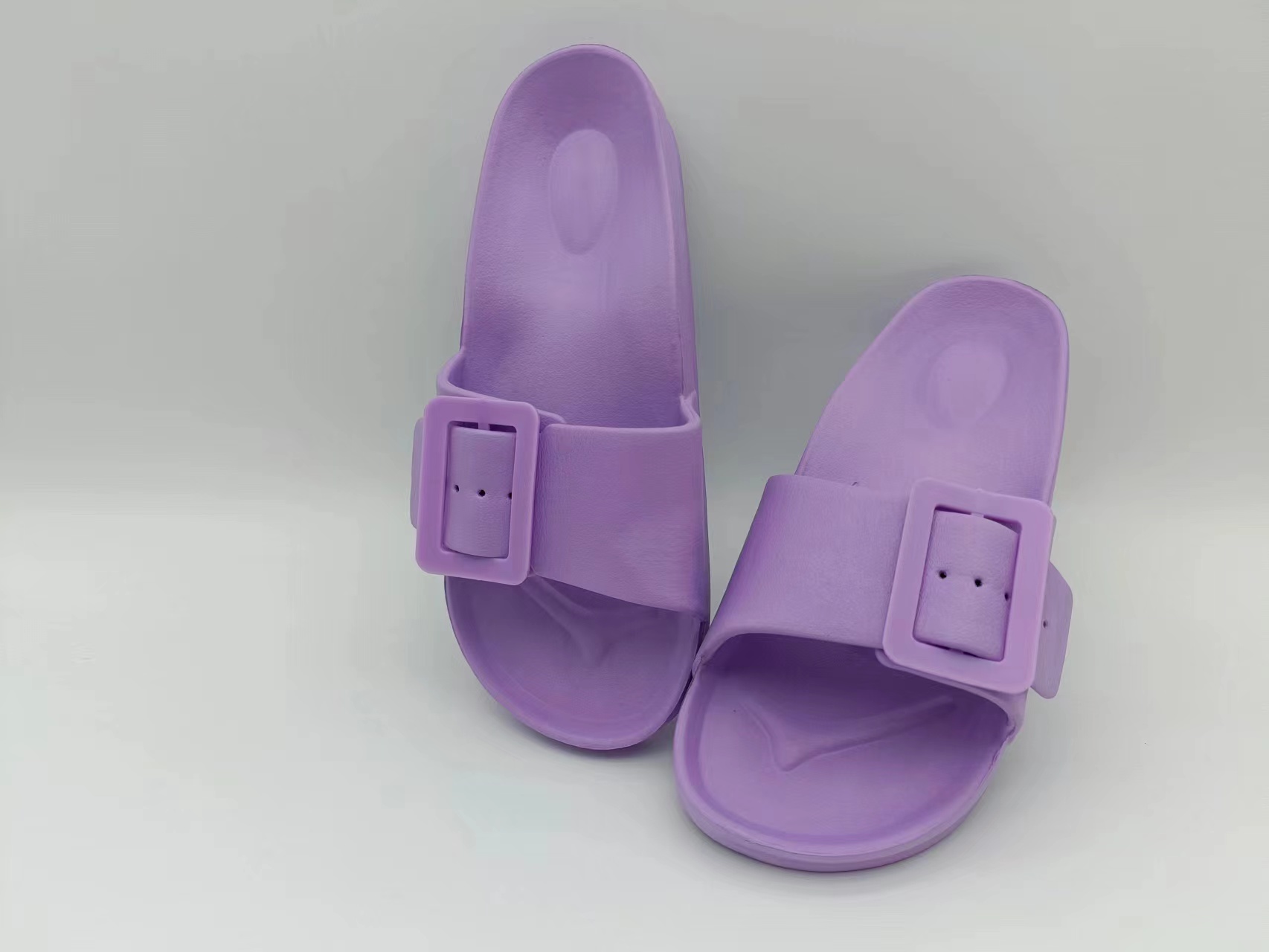 Custom Logo Eva Durable Female Adjustable Buckle Summer Beach Walk Slippers For Women