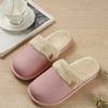 Custom Logo Home Removable Cotton Warm Slides Slippers Unisex Footwear EVA Winter Slipper For Men 