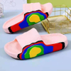 Light Weight Anti-slip Women Sandals Soft Thick Sole House Slides Color Indoor EVA Slippers