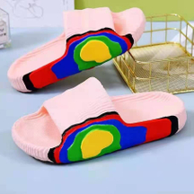 Light Weight Anti-slip Women Sandals Soft Thick Sole House Slides Color Indoor EVA Slippers