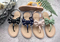  Fashion Design Delicate Decoration Lady′s PVC Sandals(TNDL50010)