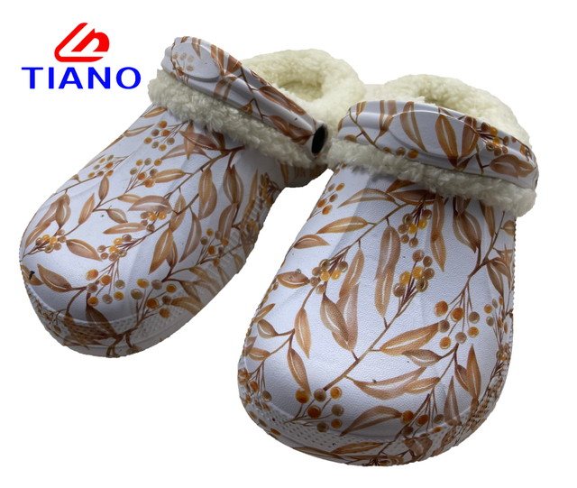 Winter Warm Garden EVA Clogs with Fur 