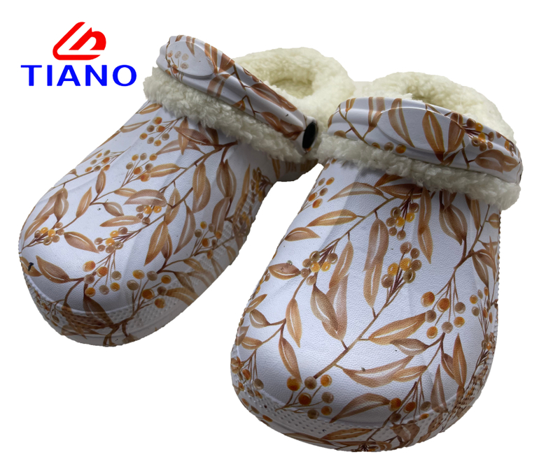 Winter Warm Garden EVA Clogs with Fur 