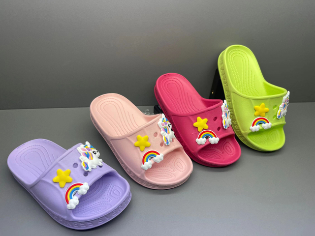OEM Summer Beach Girl Slipper for Baby Indoor Outdoor Bathroom Kids Slipper