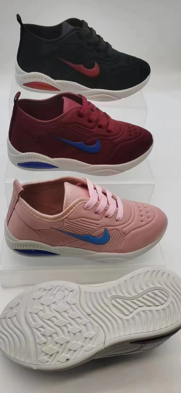 Custom Fashion Trend Sneakers Flat Footwear Resistant Sport Lady Casual Shoes