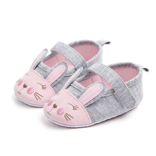 Girl Cotton Soft Sole Toddler Newborn Cartoon Design Baby Shoes
