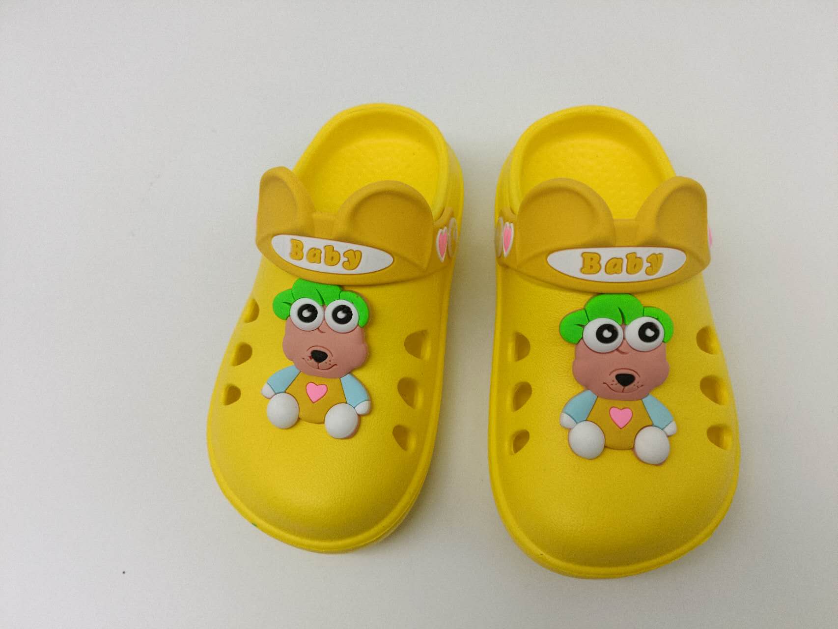 Summer Beach Cartoon Hole Shoes Toddler Anti-Slippery Soft Sole EVA Clogs For Kids 