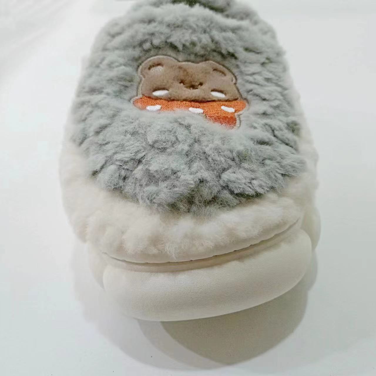 Lovely Animal Jacquard Warm Winter Indoor Slippers Women's Winter Cotton Shoes