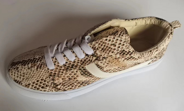 OEM Lady Casual Shoes Snake Shoe Inspiration Breathable Non-slip Fashion Shoes