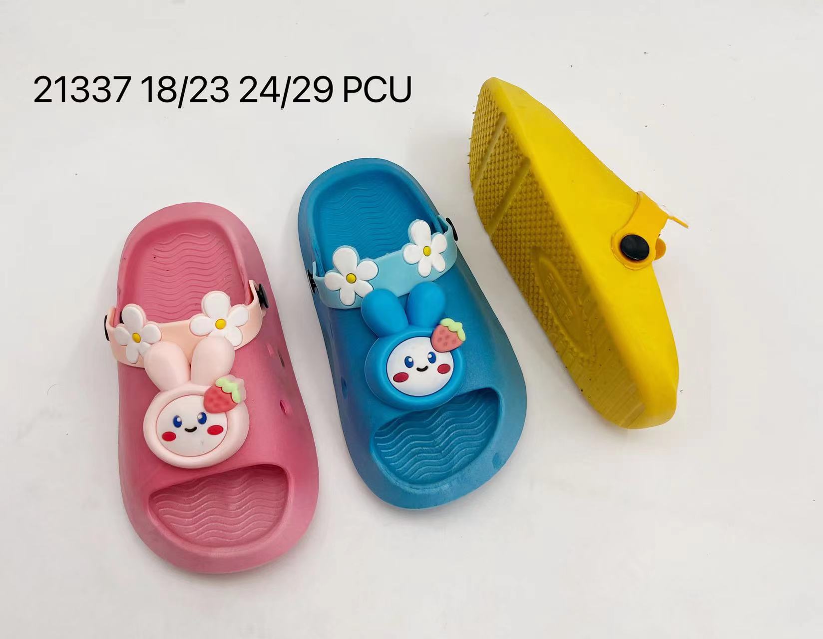 Fashion Cartoon Summer Beach PVC Kids Slides Slippers