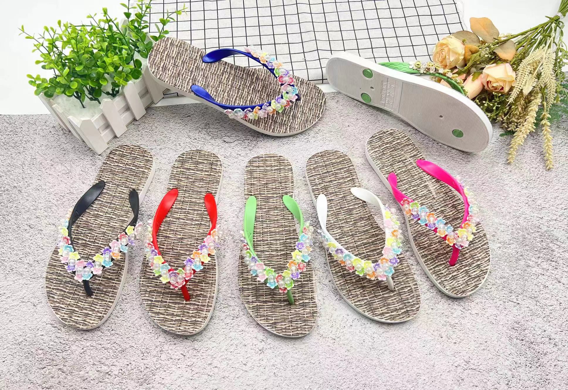 Custom Slippers Women Summer PVC Flip Flops Beach Sandals