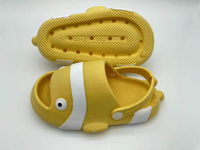 Cartoon Cute Kids Summer Beach Outdoor EVA Fish Slides Slippers