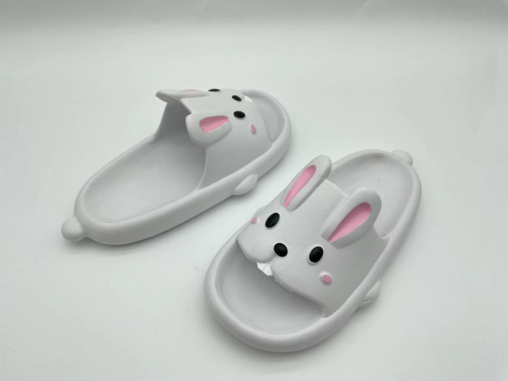 Summer Indoor Kids Slippers Anti-skid Cute Rabbit Casual Home Slippers