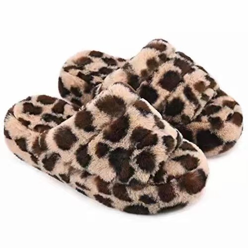 New Comfortable Autumn Winter Warming Indoor Plush Slippers Women Flat Slipper