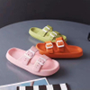 Anti-slip Women Men Sandals Summer Soft Thick Sole Pure Color Outdoor EVA Slippers