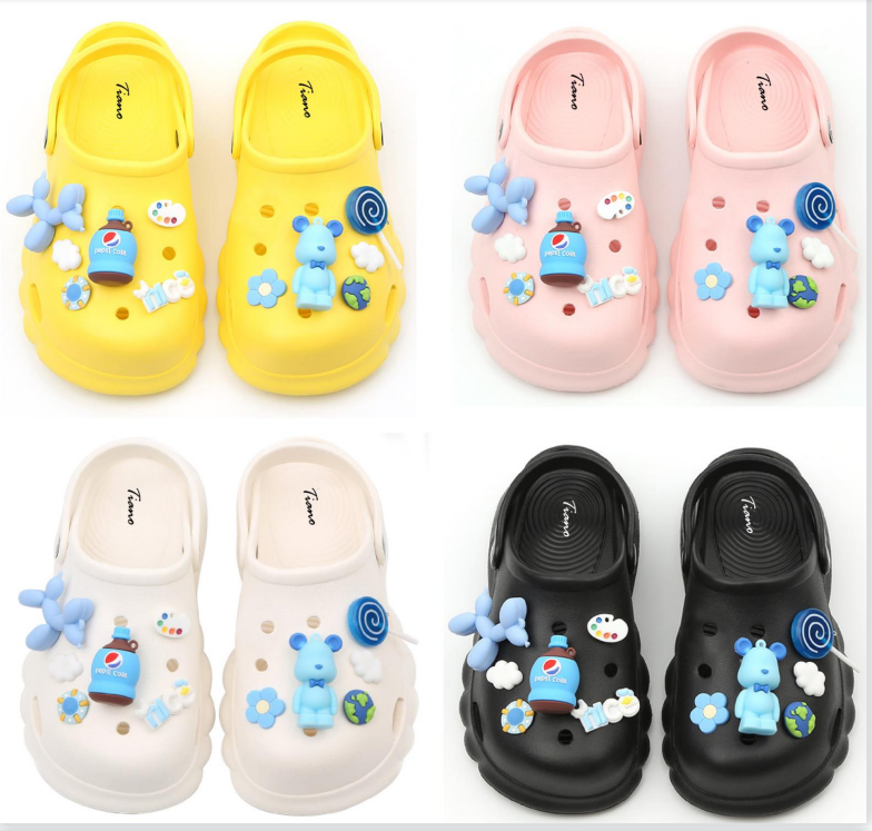 2022 Newest Design Hard Wearing Comfortable Holes Beach Kids Cute Summer Sandals Girls Shoes Garden Clogs
