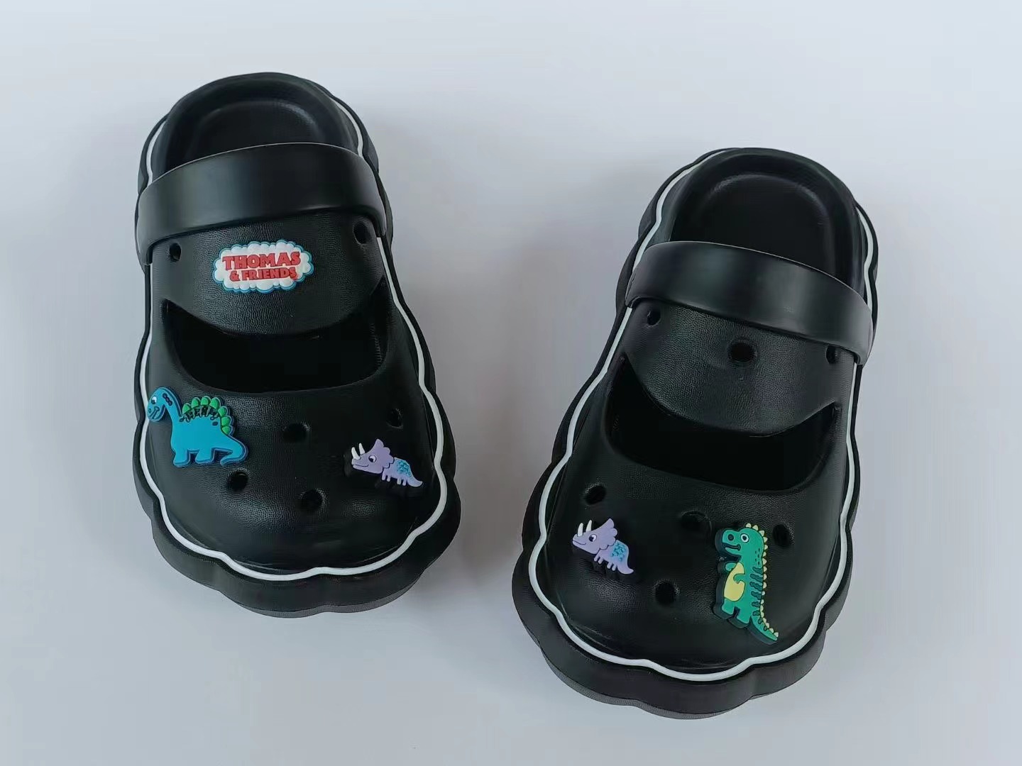 Factory Outdoor Sports Children Beach Slipper Sandals Environmentally Friendly EVA Kids Clog with Yellow Duck