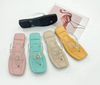 Factory Wholesale Designer Casual Ladies Shoes Outdoor Beach Soft Sole Flip Flops Slippers
