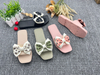 Bow Sandals And Slippers Women's Beach Fashion Ladies Sandals for Outer Wear Luxury Flat Shoes 