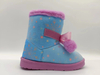 Winter Blue Thickened Kids Cotton Shoes Cartoon Frozen Girl Outdoor Snow Boots