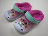 Plus Cotton Slippers Kids Winter Thick Bottom Hole Slippers Women Plus Cartoon Shoes Home Slipper