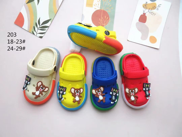 Children Garden Shoes Boys And Girls Cartoon Sandals Summer Indoor Kid Slippers Soft Cute EVA Clogs
