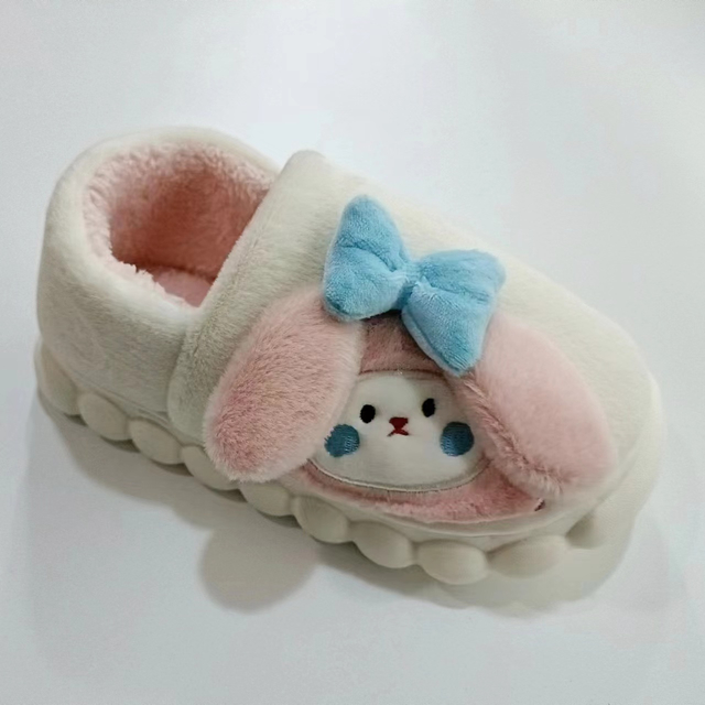 Winter Cotton Shoes Cute Three-dimensional Cartoon Women's Cotton Slippers High Thick Soles Lady Slipper