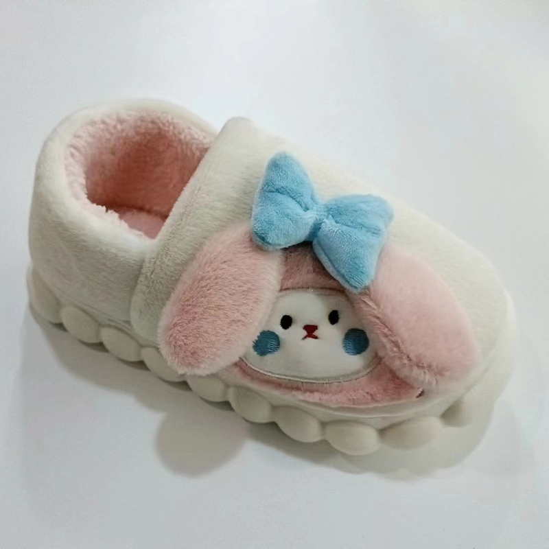 Winter Cotton Shoes Cute Three-dimensional Cartoon Women's Cotton Slippers High Thick Soles Lady Slipper