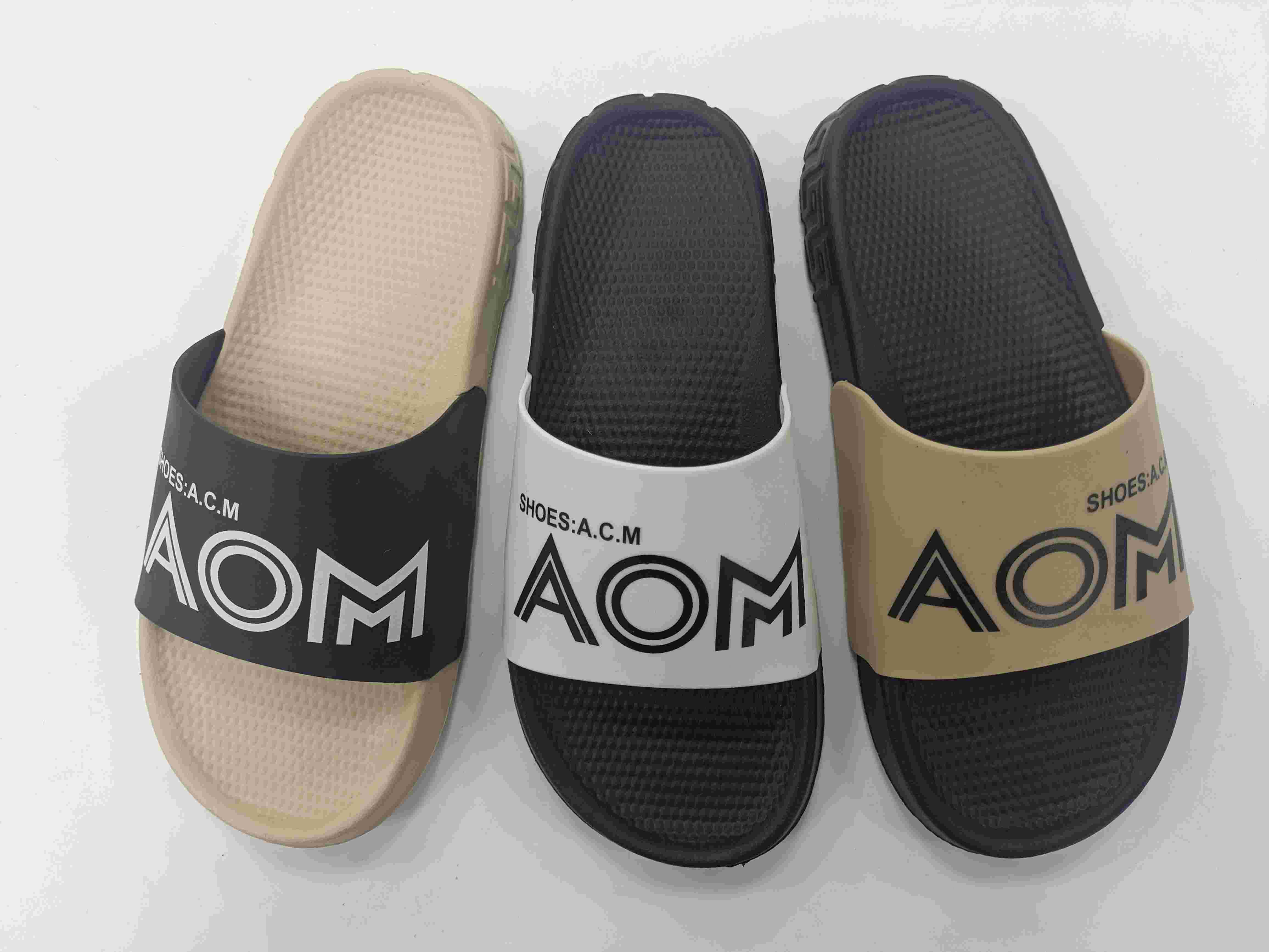 Customize Slides Beach Sandals Anti-Slip Flip-Flops Men Indoor Slippers 